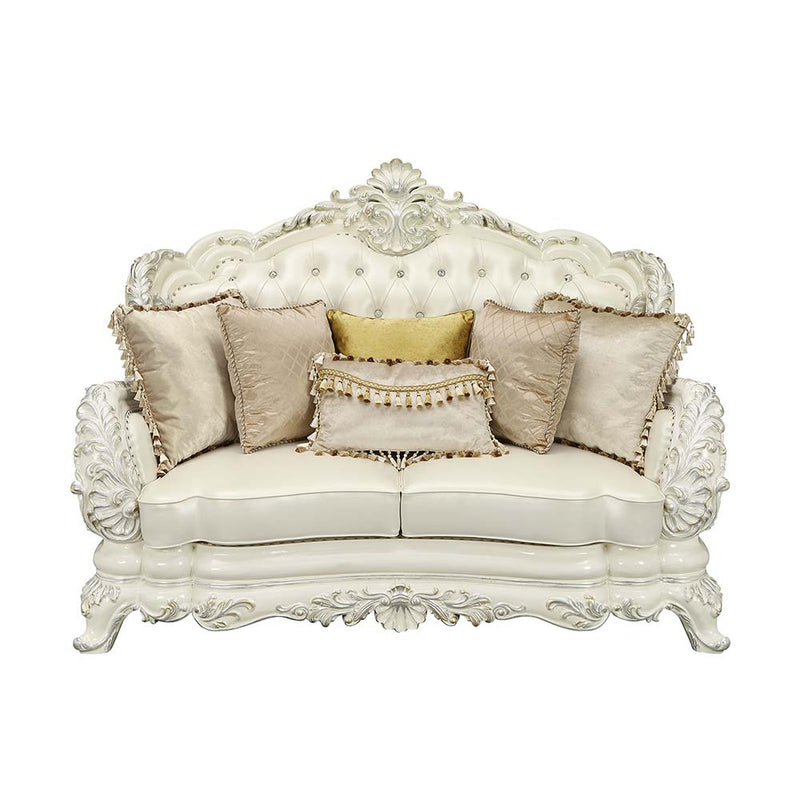 Loveseat w/5 Pillows