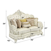 Loveseat w/5 Pillows