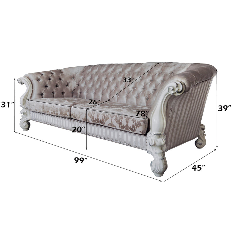 Sofa w/7 Pillows