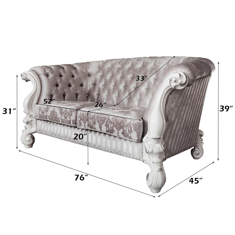 Loveseat w/5 Pillows
