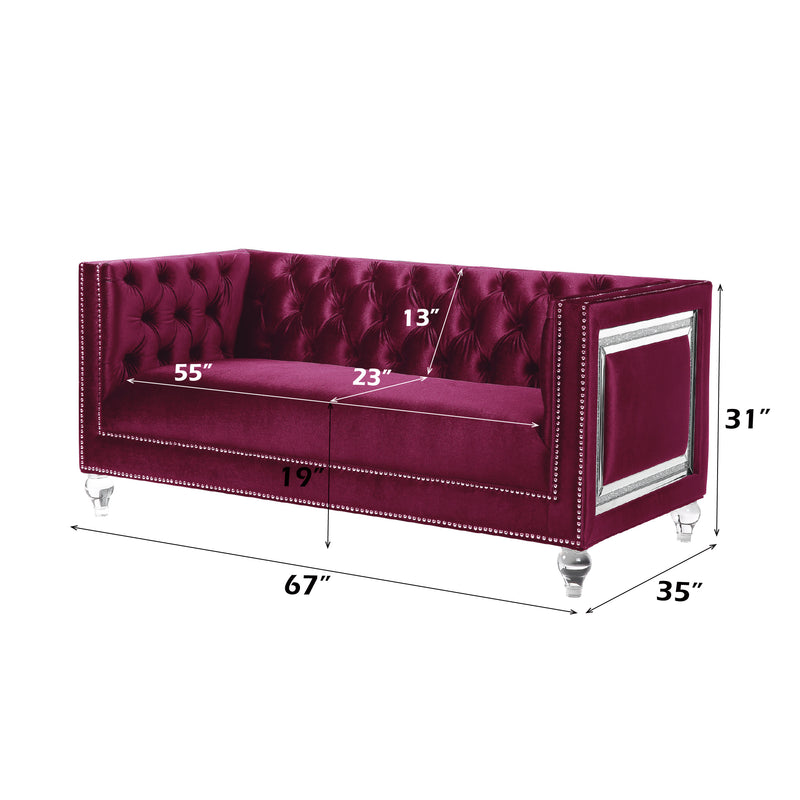 Loveseat w/2 Pillows