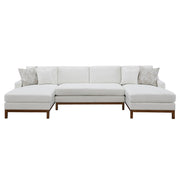 Sectional Sofa w/4 Pillows