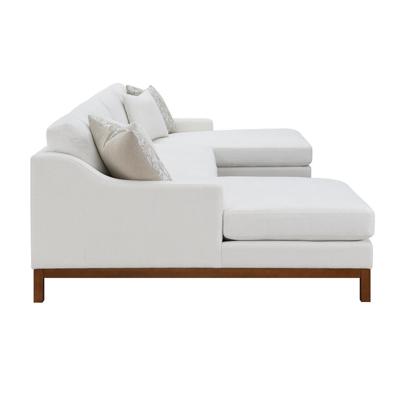 Sectional Sofa w/4 Pillows