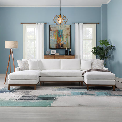 Sectional Sofa w/4 Pillows
