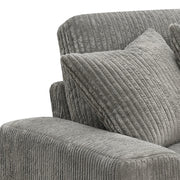 Reversible Sectional Sofa w/6 Pillows