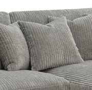 Reversible Sectional Sofa w/6 Pillows
