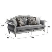 Sofa w/4 Pillows