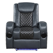 Power Motion Recliner w/Bluetooth Speaker & Cooling Cup Holder
