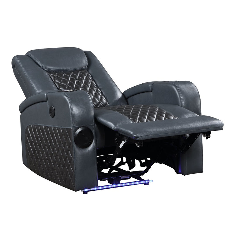 Power Motion Recliner w/Bluetooth Speaker & Cooling Cup Holder