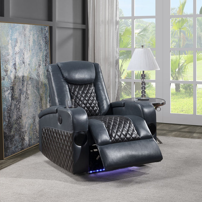 Power Motion Recliner w/Bluetooth Speaker & Cooling Cup Holder