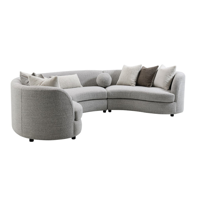 Sectional Sofa w/9 Pillows