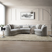 Sectional Sofa w/9 Pillows