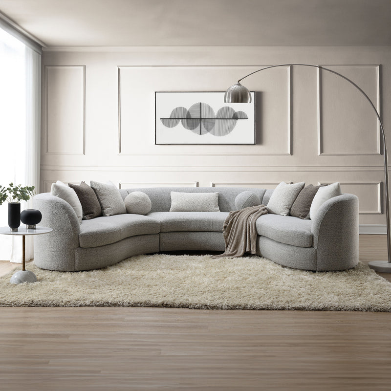 Sectional Sofa w/9 Pillows