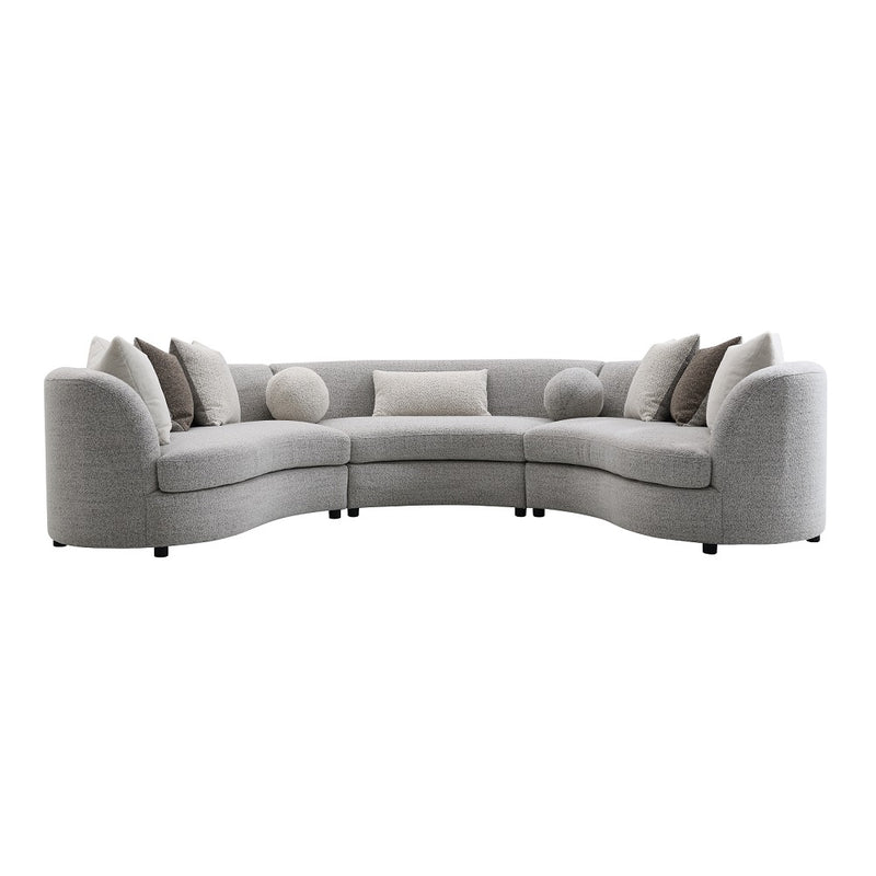 Sectional Sofa w/9 Pillows