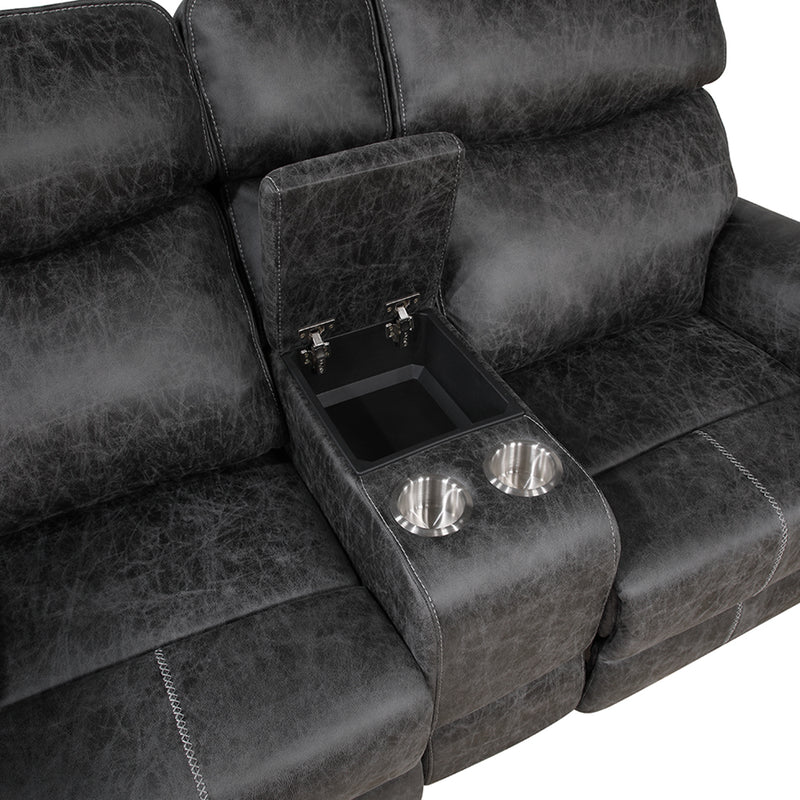 Motion Loveseat w/Console & USB Port