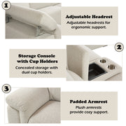 Power Motion Sectional Sofa w/USB