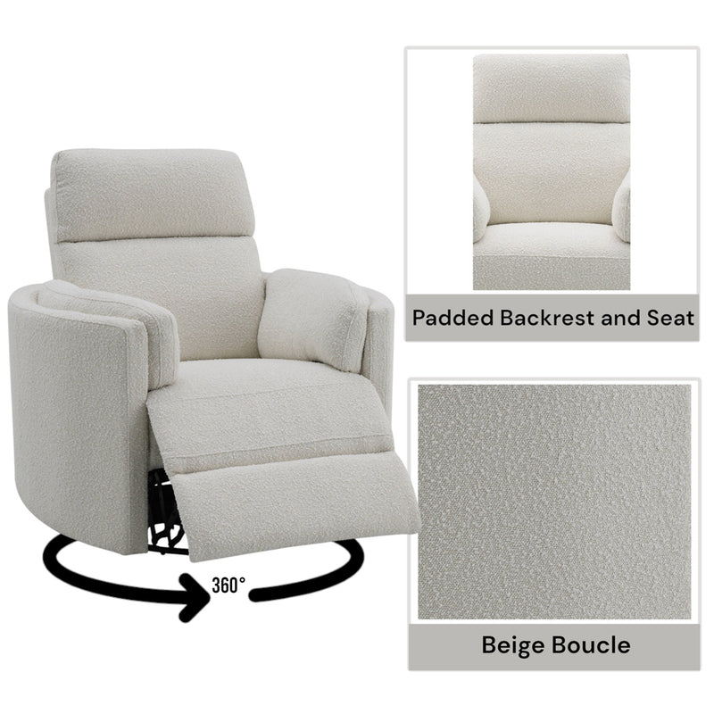 Glider Recliner w/Swivel
