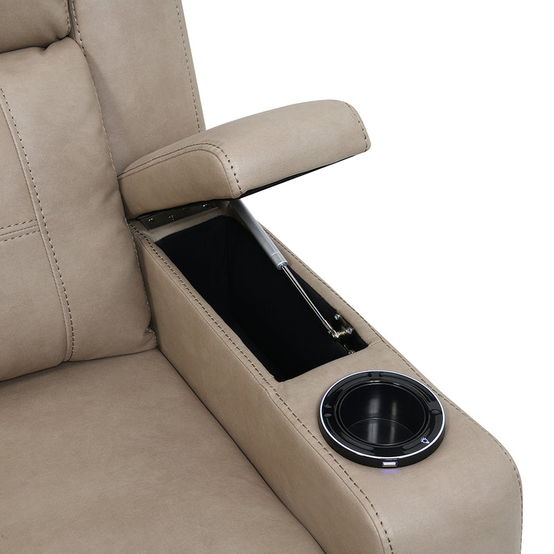 Power Motion Recliner w/Cup Holder