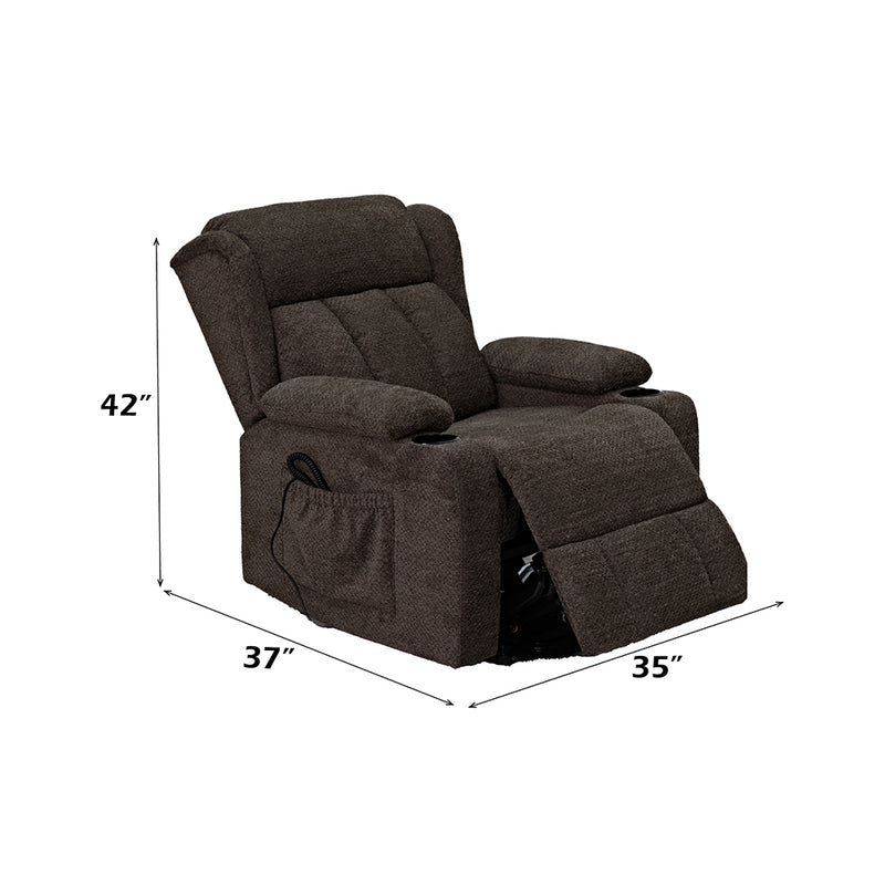Power Motion Recliner w/Lift & Cup Holder