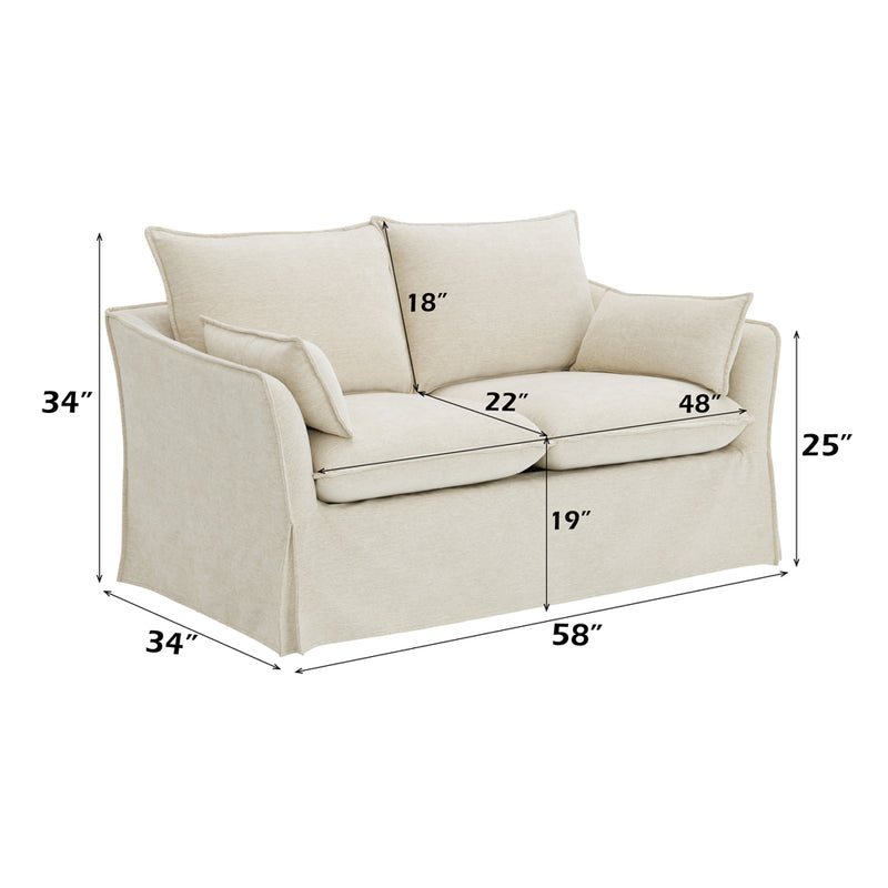 Loveseat w/2 Pillows