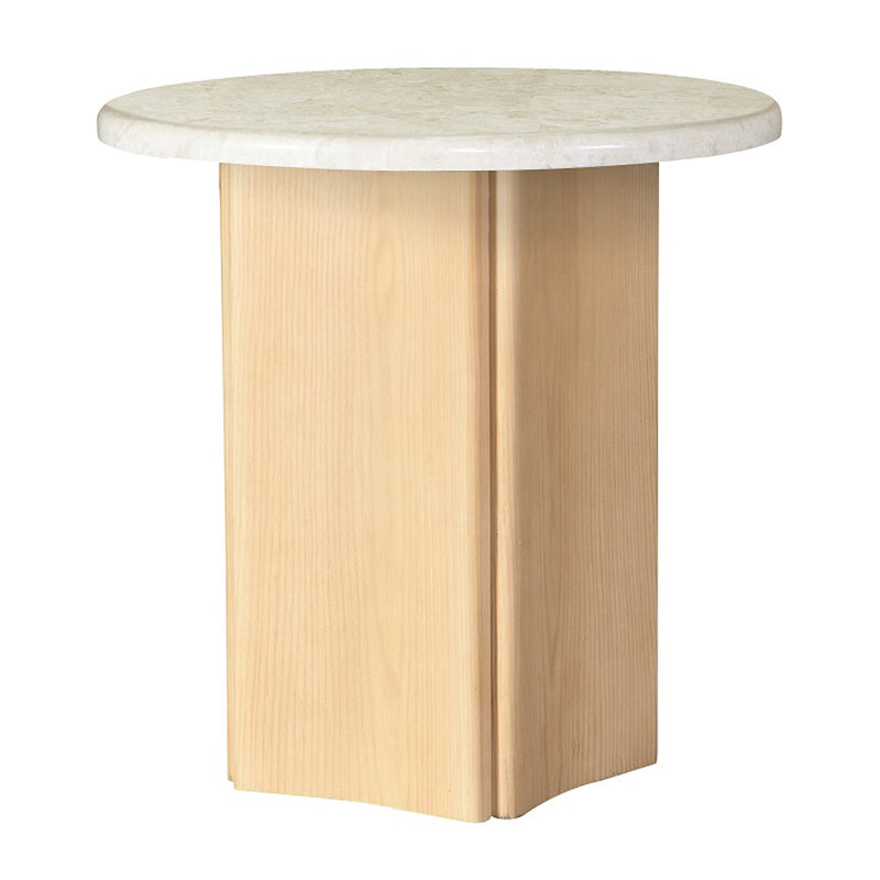 End Table w/Natrual Marble Top