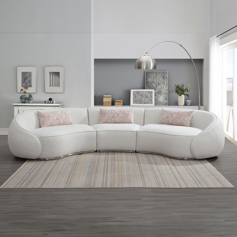 Sectional Sofa w/3 Pillows