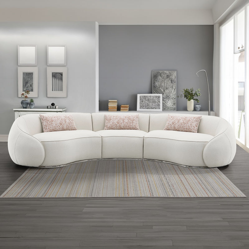Sectional Sofa w/3 Pillows