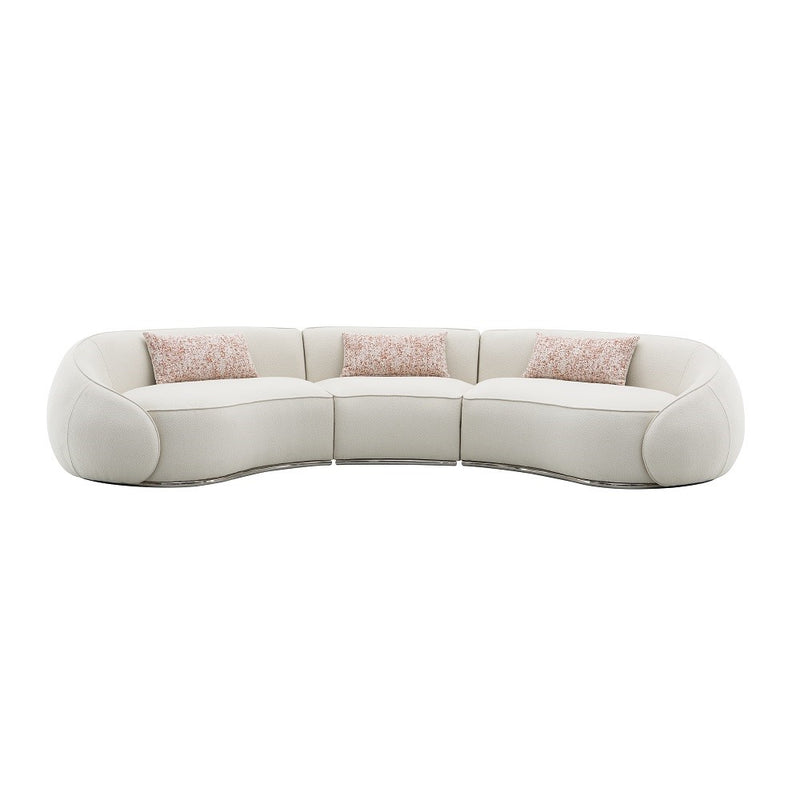 Sectional Sofa w/3 Pillows