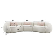 Sectional Sofa w/3 Pillows