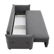 Sofa w/Sleeper, Storage & 4 Pillows