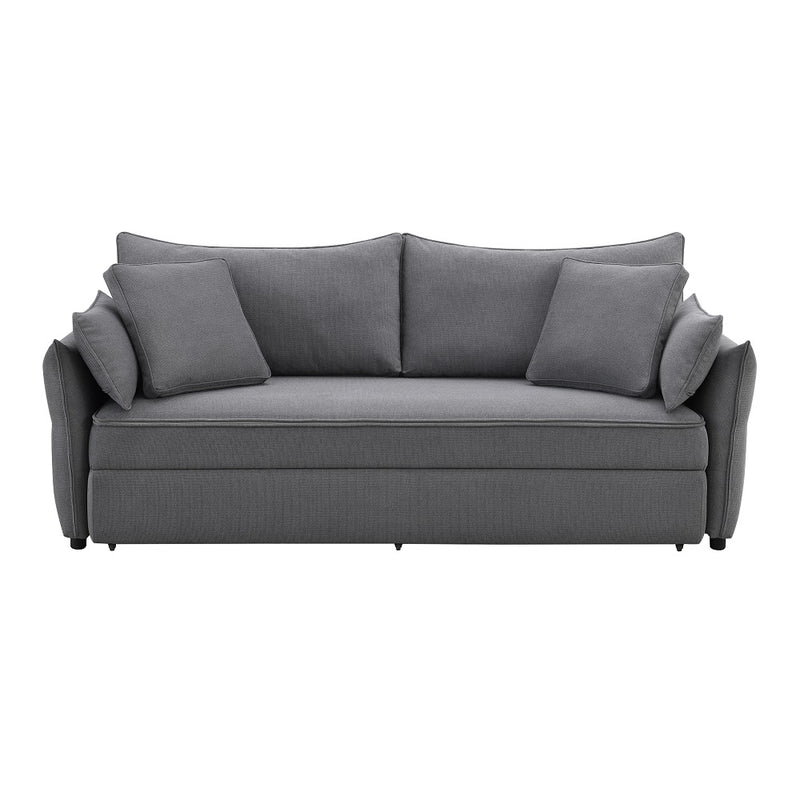 Sofa w/Sleeper, Storage & 4 Pillows