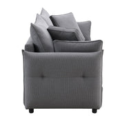 Sofa w/Sleeper, Storage & 4 Pillows