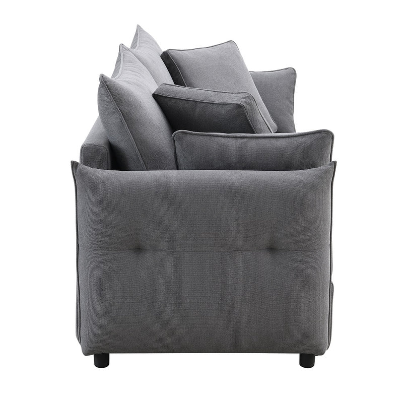 Sofa w/Sleeper, Storage & 4 Pillows
