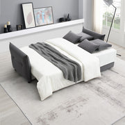 Sofa w/Sleeper, Storage & 4 Pillows