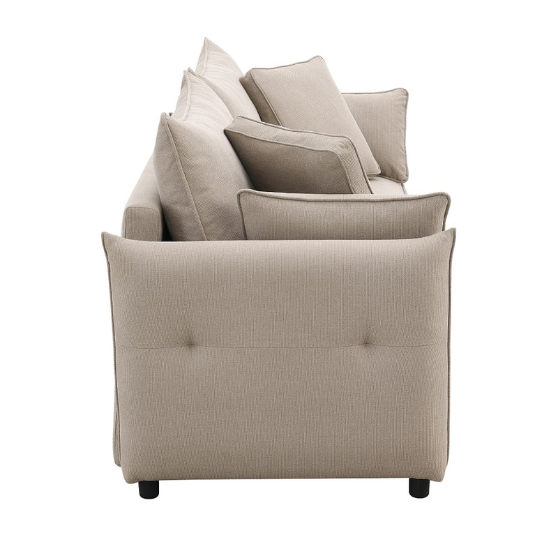 Sofa w/Sleeper, Storage & 4 Pillows