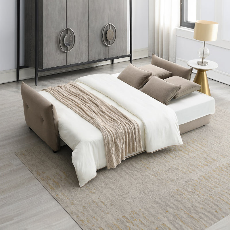 Sofa w/Sleeper, Storage & 4 Pillows