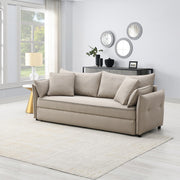 Sofa w/Sleeper, Storage & 4 Pillows