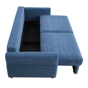 Sofa w/Sleeper, Storage & 2 Pillows