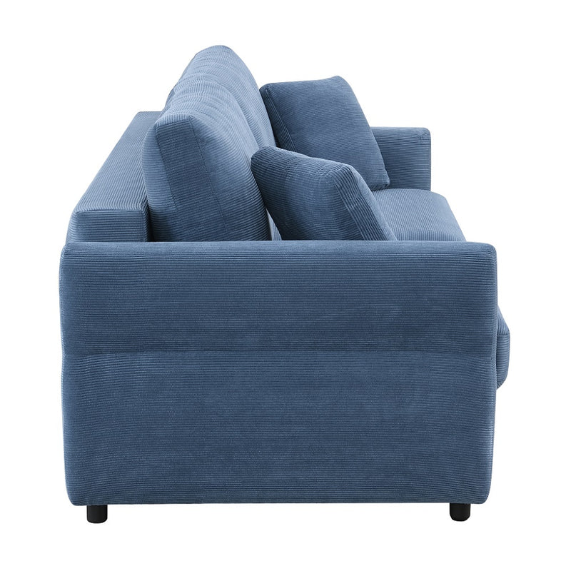 Sofa w/Sleeper, Storage & 2 Pillows