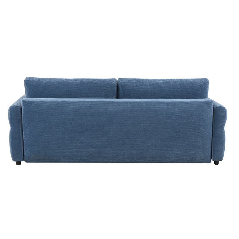 Sofa w/Sleeper, Storage & 2 Pillows