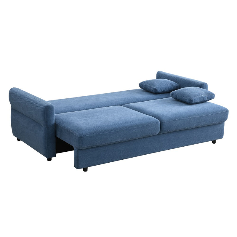 Sofa w/Sleeper, Storage & 2 Pillows