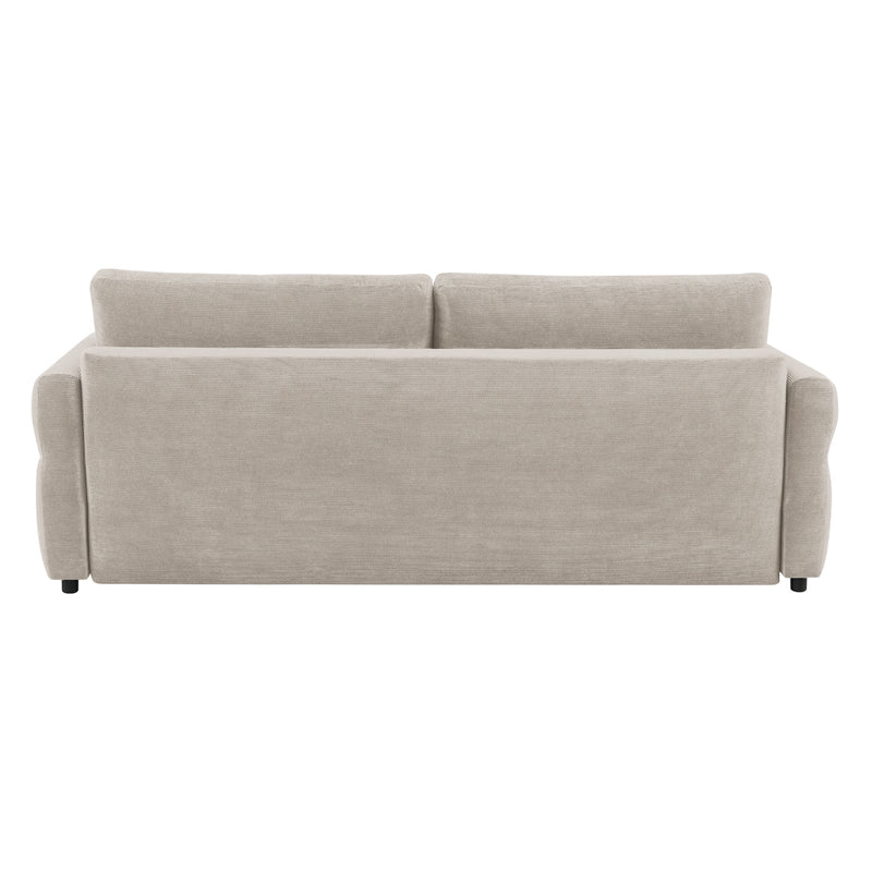 Sofa w/Sleeper, Storage & 2 Pillows