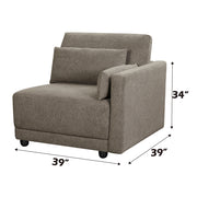Modular - RF Arm Chair w/2 Pillows