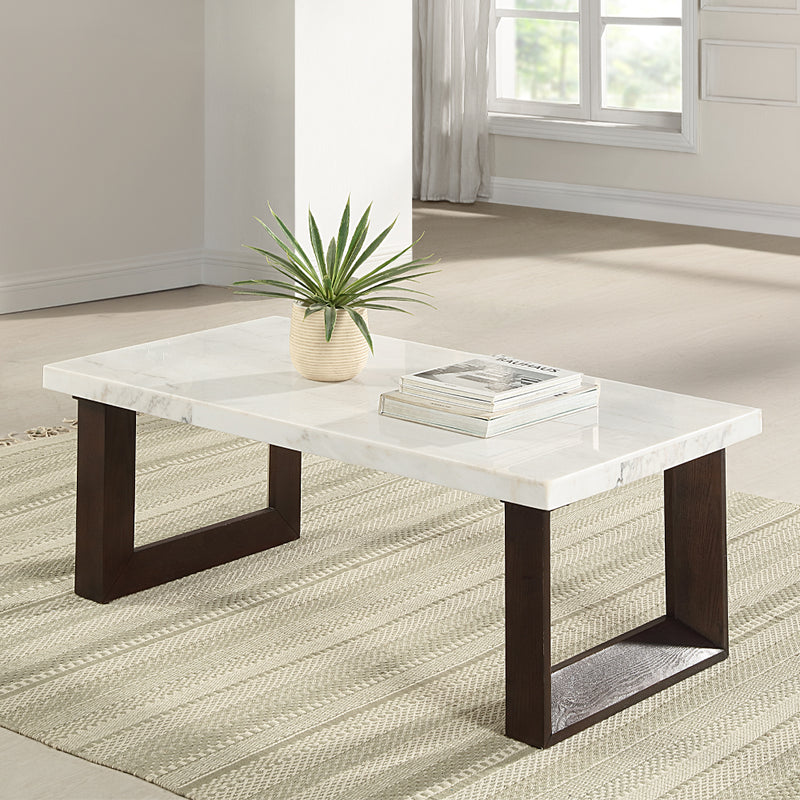 Coffee Table w/Natrual Marble Top