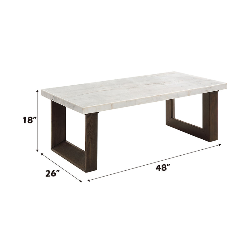 Coffee Table w/Natrual Marble Top