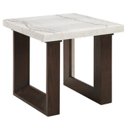 End Table w/Natrual Marble Top