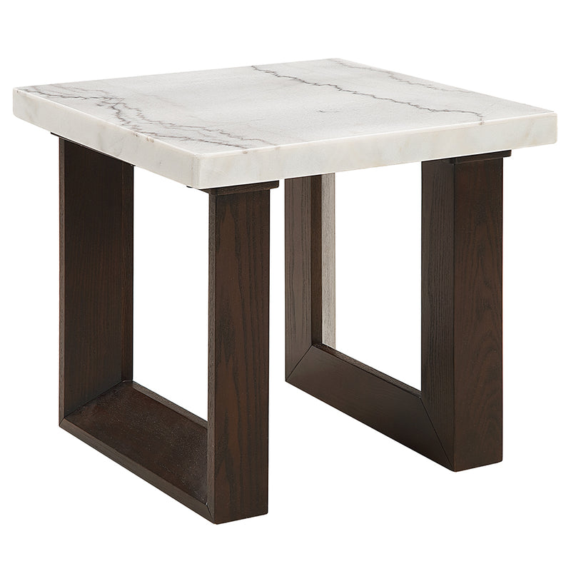 End Table w/Natrual Marble Top