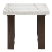 End Table w/Natrual Marble Top