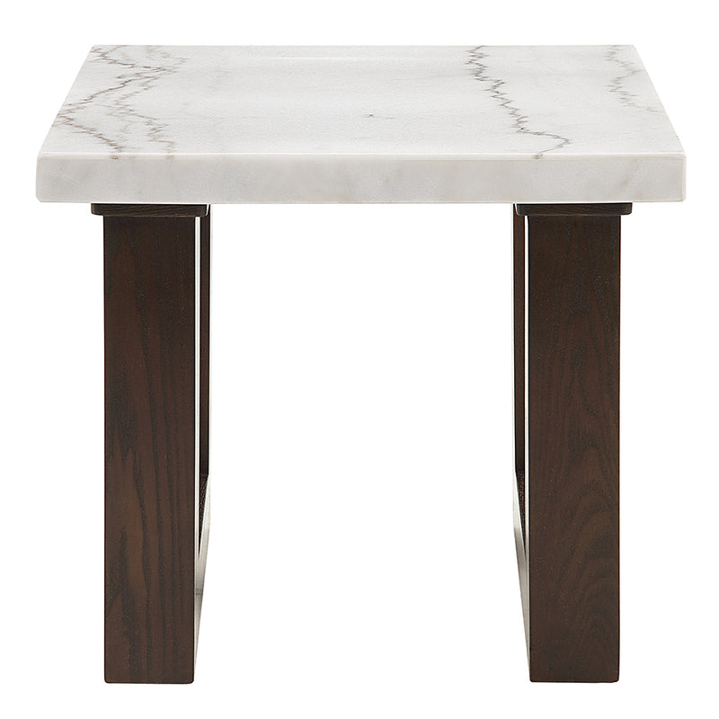 End Table w/Natrual Marble Top