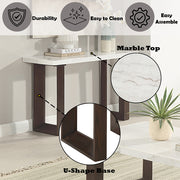 Sofa Table w/Natrual Marble Top